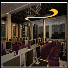  E時代網吧經典裝修