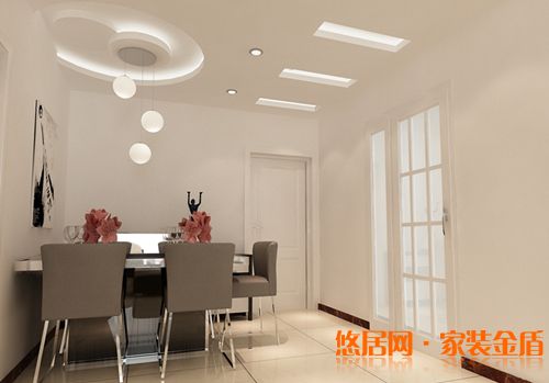 小戶型設計的燈具要簡潔