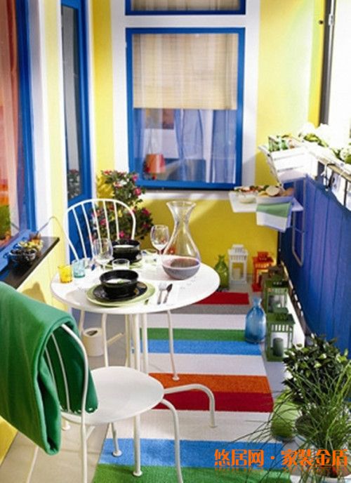 彩色裝修設(shè)計(jì)小陽臺