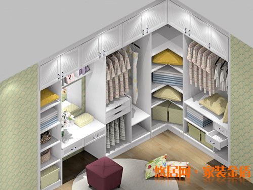 設(shè)計(jì)步入式衣帽間的技巧