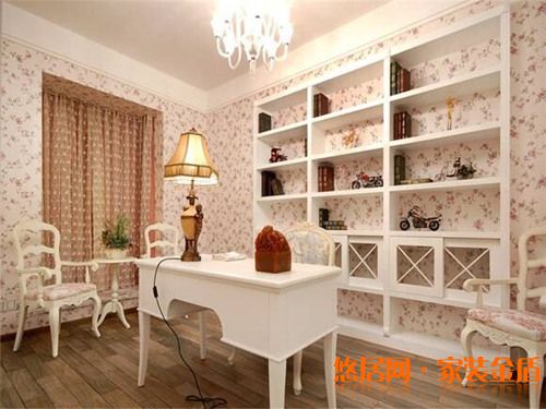 田園風格書房裝修