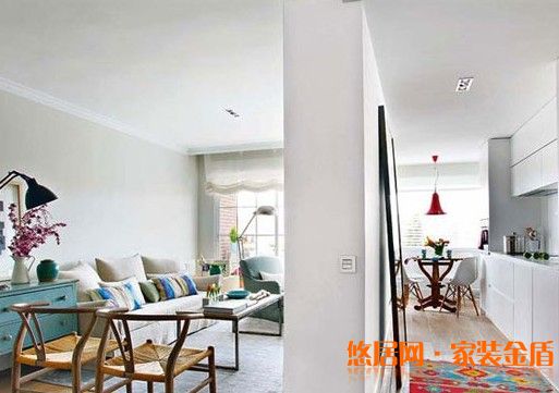 客廳隔斷裝修效果圖三