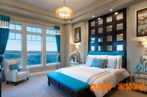 地中海風格臥室效果圖三