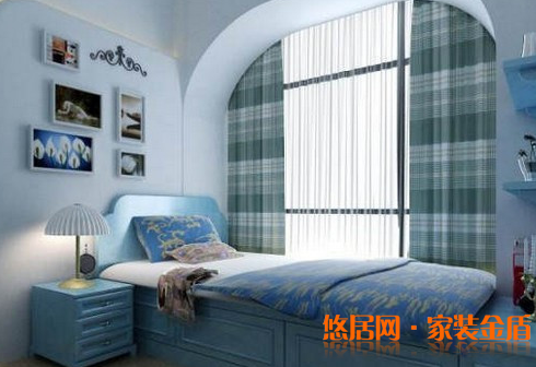 地中海風格臥室效果圖五
