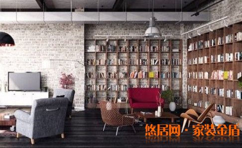 轉角書柜效果圖