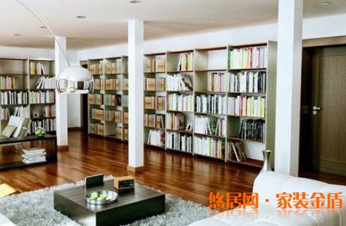 轉角書柜效果圖