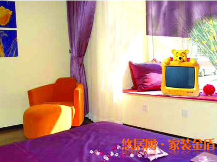 轉角飄窗裝修效果圖