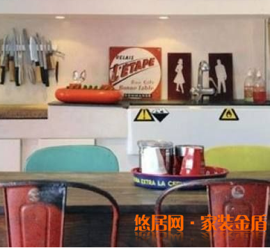 敞開式廚房隔斷效果圖