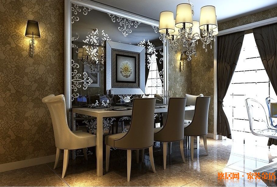 歐式餐廳裝修效果圖