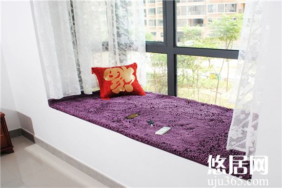 雪尼爾飄窗墊效果圖