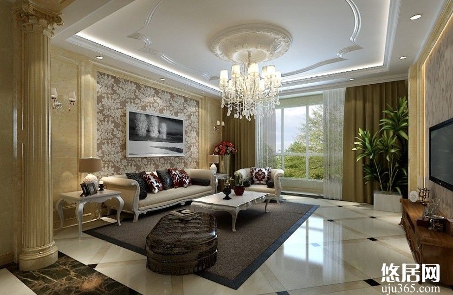 歐式風格別墅裝修效果圖