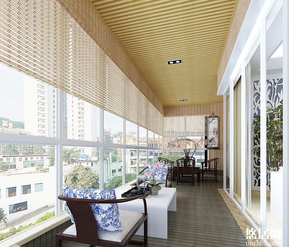 陽臺滴地面裝修效果圖